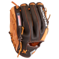 Nokona Alpha S-100I 10.5 Inch Baseball Infield Glove -wp shop S100I BACKSIDE