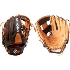 Nokona Alpha S-100I 10.5 Inch Baseball Infield Glove -wp shop S100I FRONTANDBACK