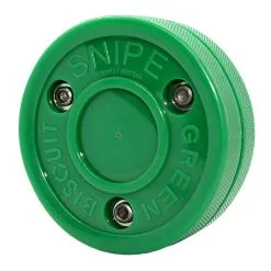 Green Biscuit Snipe Hockey Shooting Puck