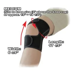 Phiten Metax Knee Wrap -wp shop metax knee wrap main 03 40968.1657578590