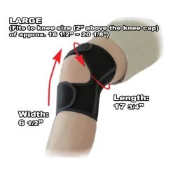 Phiten Metax Knee Wrap -wp shop metax knee wrap main 04 66924.1657578590