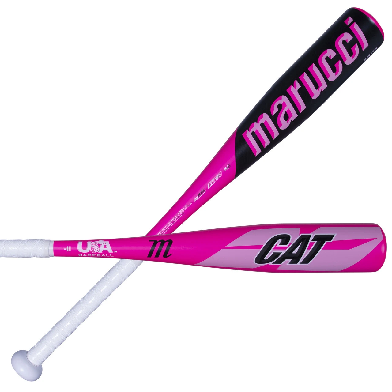 Marucci CAT USA Pink (-11) MTBC11YUSAP Tee Ball Bat 1 Marucci CAT USA Pink (-11) MTBC11YUSAP Tee Ball Bat