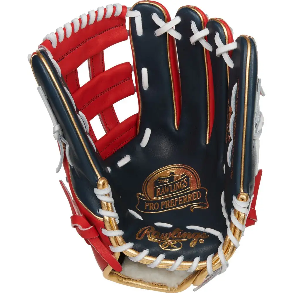 Rawlings Pro Preferred 12.75 Inch Outfield Glove PROSRA13 1 Rawlings Pro Preferred 12.75 Inch Outfield Glove PROSRA13