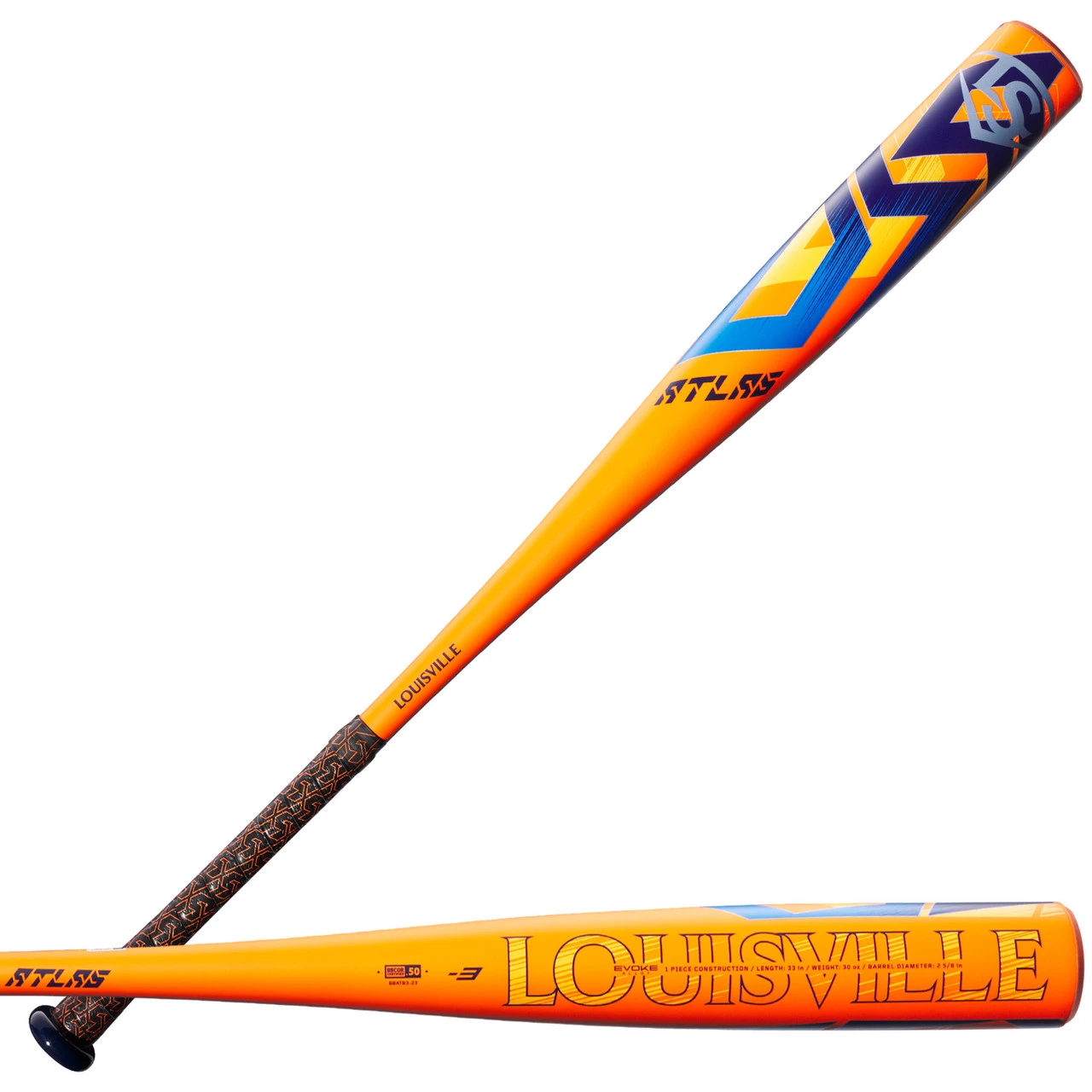 Louisville Slugger 2023 Atlas BBCOR (-3) Adult Baseball Bat 1 Louisville Slugger 2023 Atlas BBCOR (-3) Adult Baseball Bat