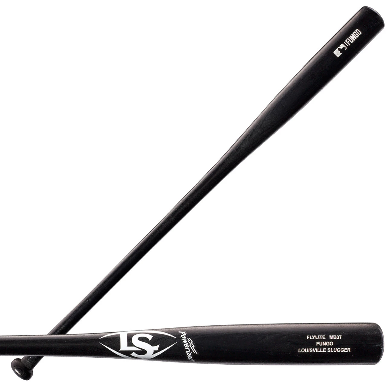 Louisville Slugger Flylite Poplar MB37 Wood Fungo Bat - Black 1 Louisville Slugger Flylite Poplar MB37 Wood Fungo Bat - Black